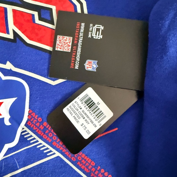 Buffalo Bills Blue Crew Sweatshirt - Picture 2 of 3